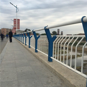 河道304不銹鋼橋梁防撞護(hù)欄 1.2m